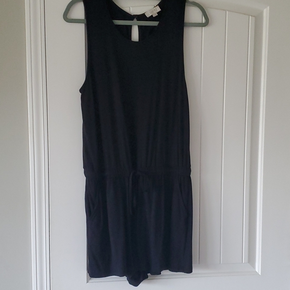 Loft Outlet Sleeveless Tie Waist Romper